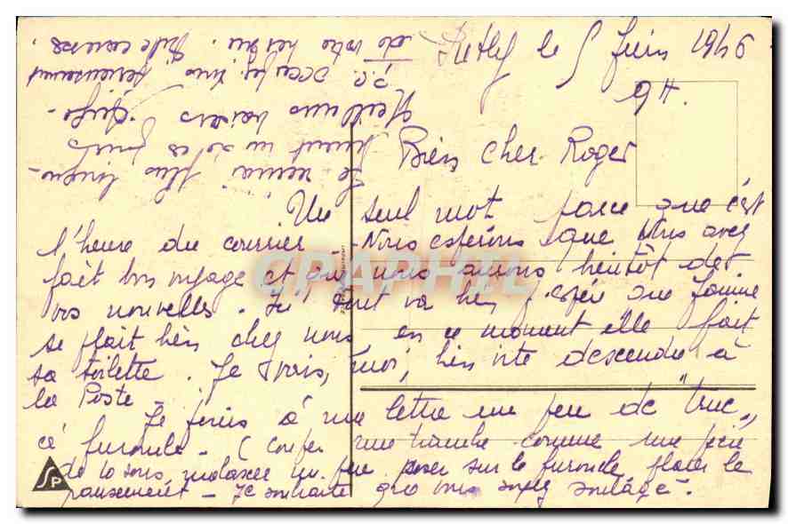 CPA Quand l'amitie l'offre une lumbre fleurette trouve bon accueil et met l'ame en fete Fleurs Fer a — Rückseite