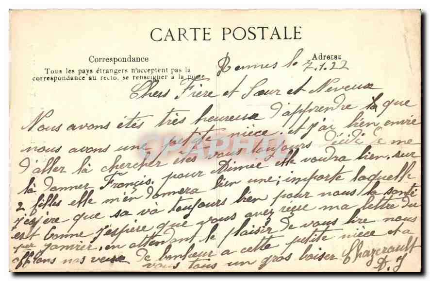 Fougères — Le Château — Tour du Hallay — Côte d’Emeraude — Rückseite