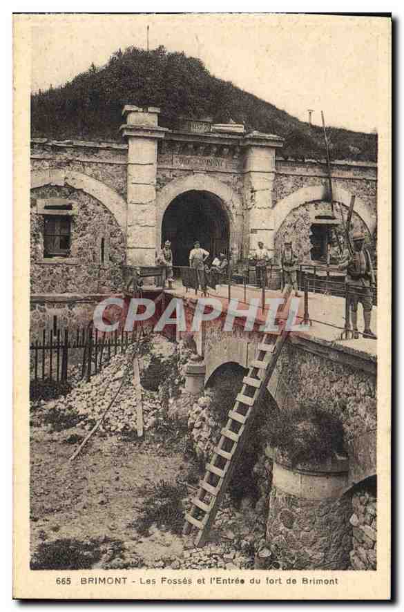 CPA Brimont les Fosses et l'Entree du Fort de Brimont 