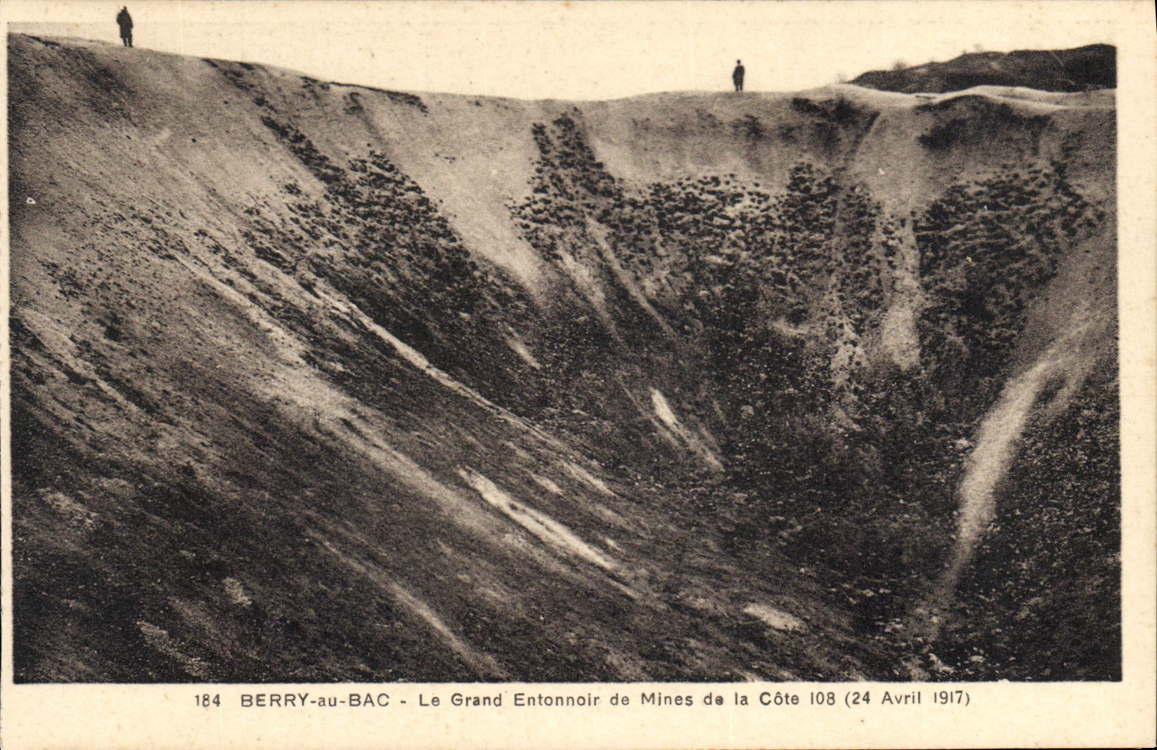Berry-au-Bac - Le Grand Entonnoir de Mines de la Côte 108 — 24 Avril 1917
