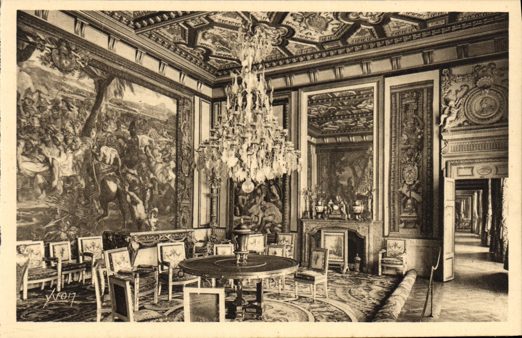 Fontainebleau — Salon du Pape — Les Éditions d'Art Yvon, Paris