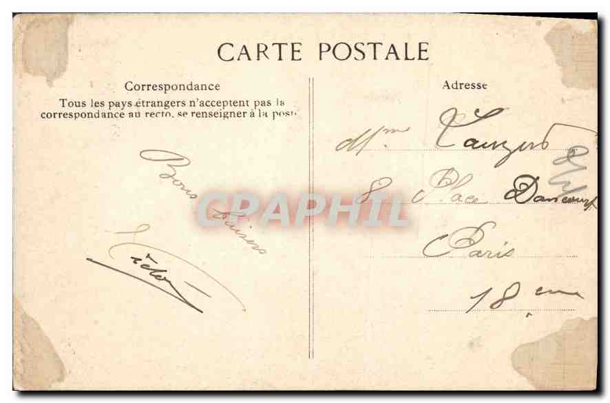 CPA Brevannes le Chateau  — Rückseite