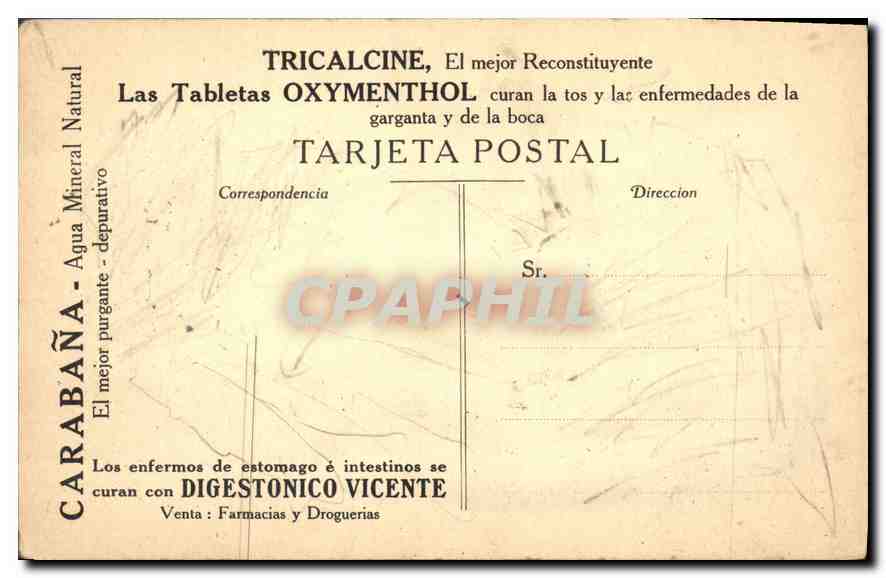 CPA Les Chateaux de France Chantilly Oise  — Back
