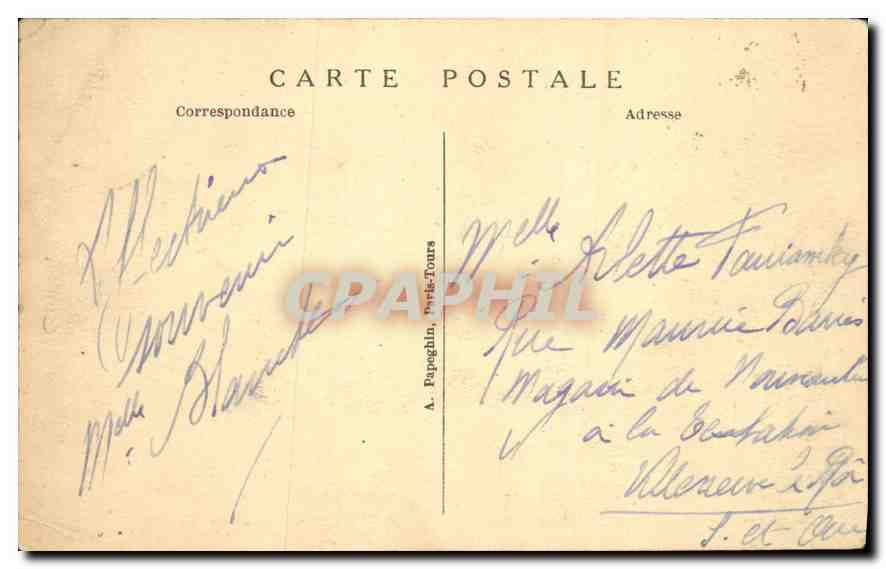 CPA Cheverny le Chateau Commence au XVII siecle termine en 1634  — Rückseite