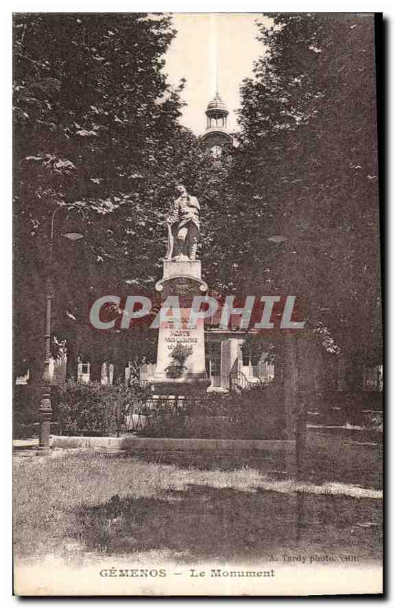 CPA Gemenos le Monument 