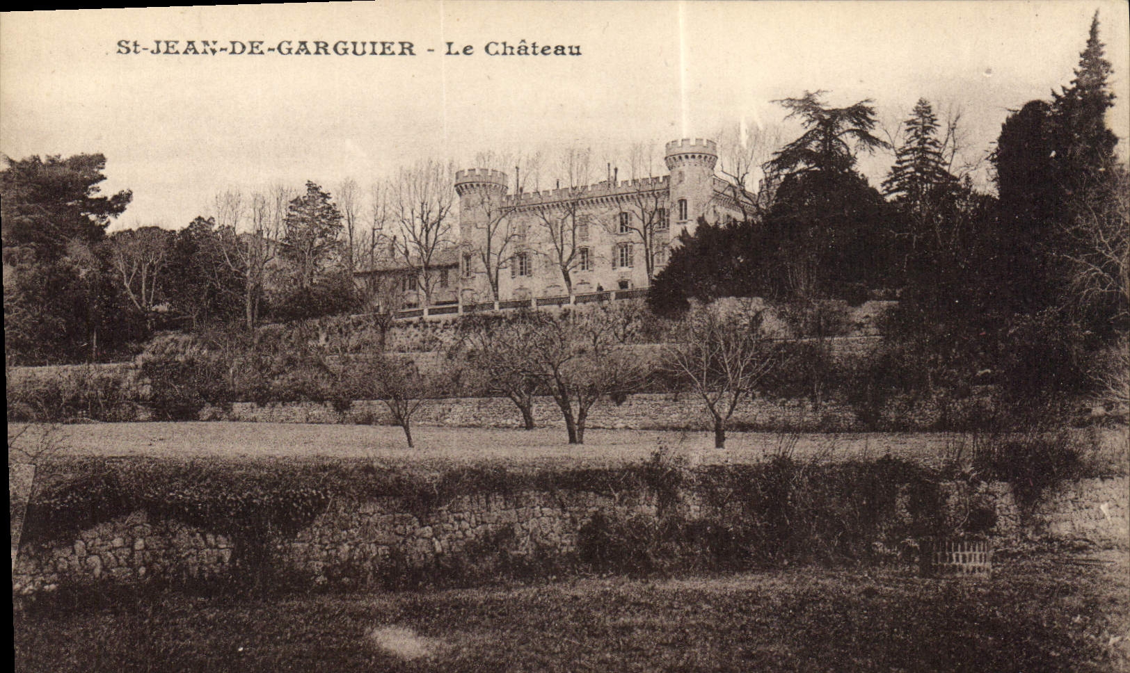 CPA St Jean de Garguier le Chateau 