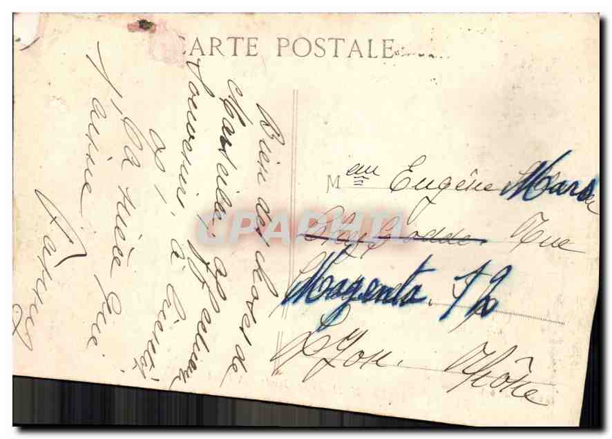CPA Marseille N D de la Garde a l'Est la Ville Neuve  — Rückseite