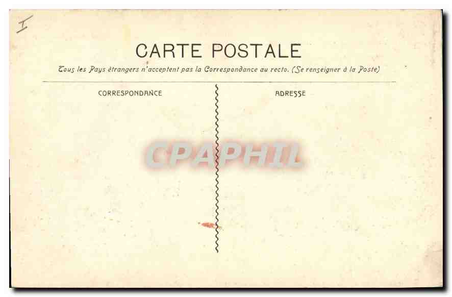 CPA Marseille N D de la Garde  — Rückseite