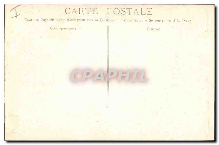 CPA Marseille Interieur de l'Ancienne Chapelle de N D de la Garde  — Rückseite