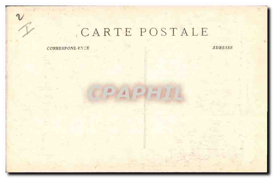 CPA Marseille Statue de N D de la Garde d'Apres une Estampe ancienne  — Rückseite