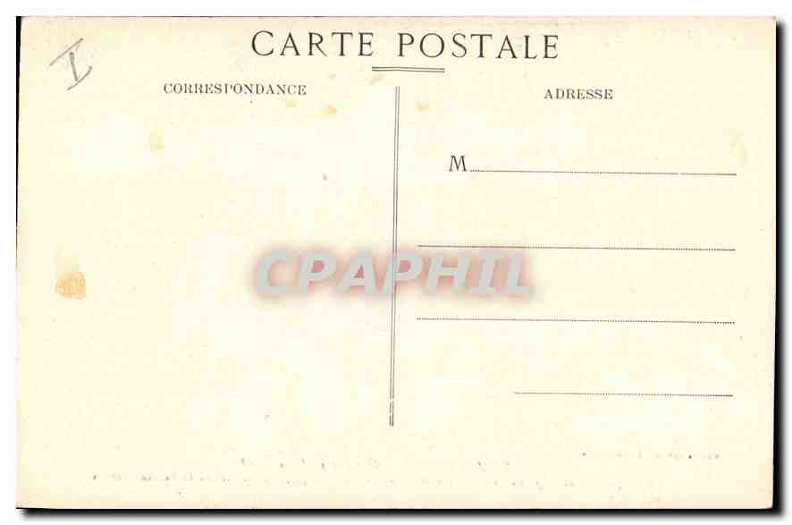 CPA Marseille Notre Dame de la Garde  — Rückseite