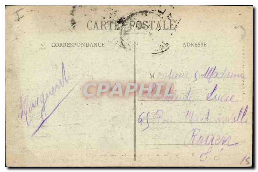 Marseille - Salut des Aviateurs à Notre-Dame de la Garde — Édition spéciale de la Basilique, n° XXXXIV — Verso