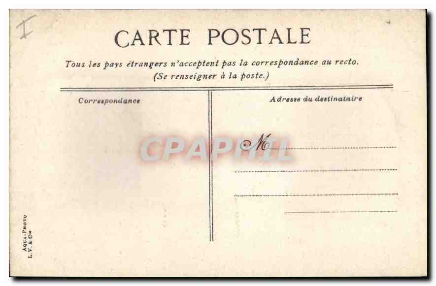 CPA Marseille L'Anscenseur de Notre Dame de la Garde  — Verso