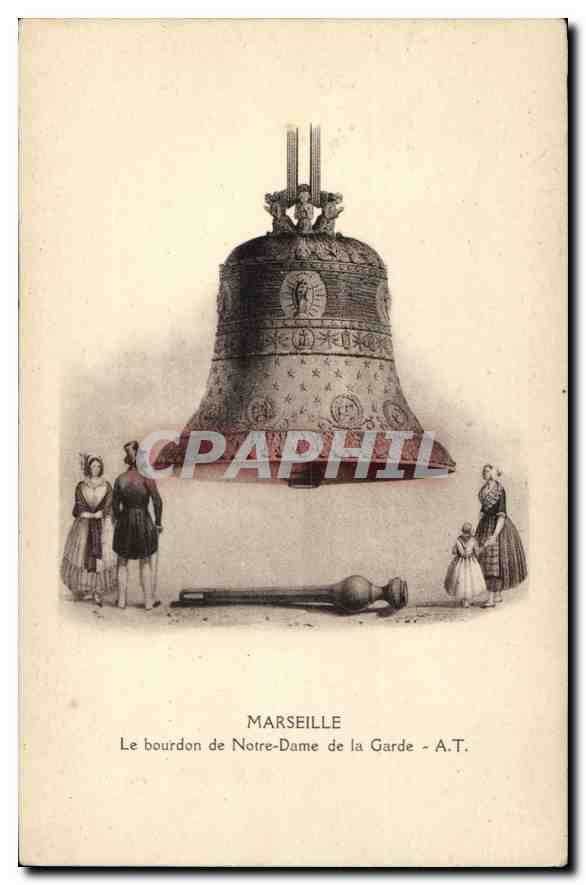Marseille — Le bourdon de Notre-Dame de la Garde — A.T.