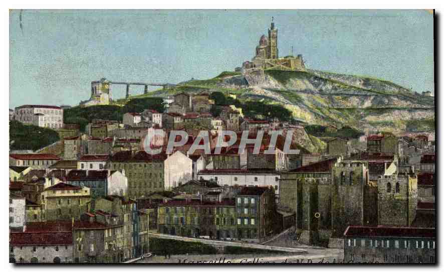 CPA Marseille Colline de N D de la Garde 