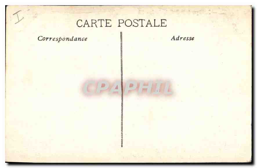 CPA Marseille Basilique de N D de la Garde  — Verso