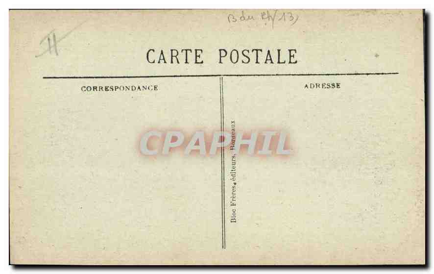 CPA Marseille Notre Dame de la Garde  — Verso