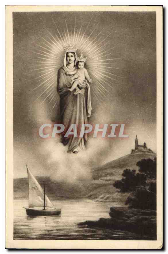 CPA Marseille N D de la Garde Vierge Couronnee 21 Juin 1931 
