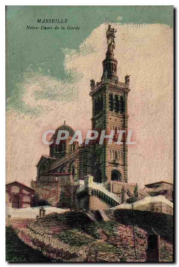CPA Marseille Notre Dame de la Garde 