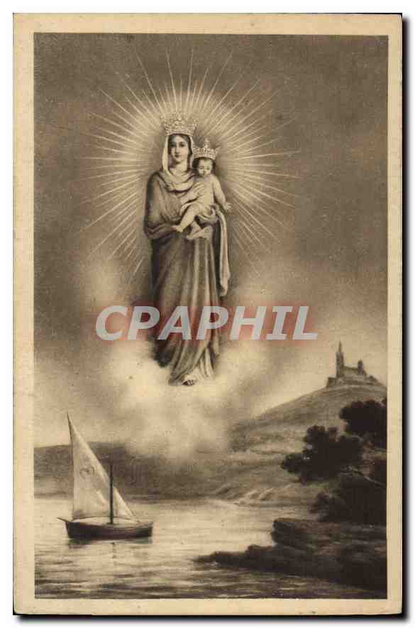 CPA Marseille N D de la Garde Vierge Couronnee 21 Juin 1931 