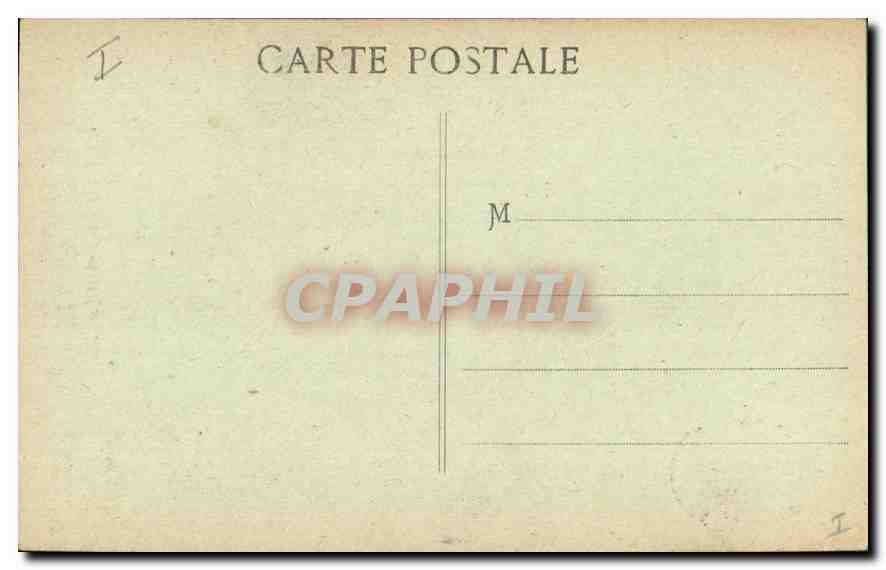 CPA Marseille Notre Dame de la Garde Statut la tour 1870 oeuvre de Lequesne  — Rückseite