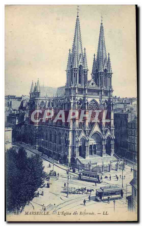 CPA Marseille L'Eglise des Reformes 