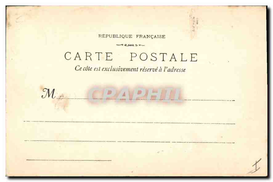 CPA Marseille L'Eglise Saint Vincent de Paul Les Reformes  — Rückseite