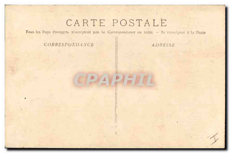 CPA Marseille Les Reformes et le Monument des Mobiles  — Verso