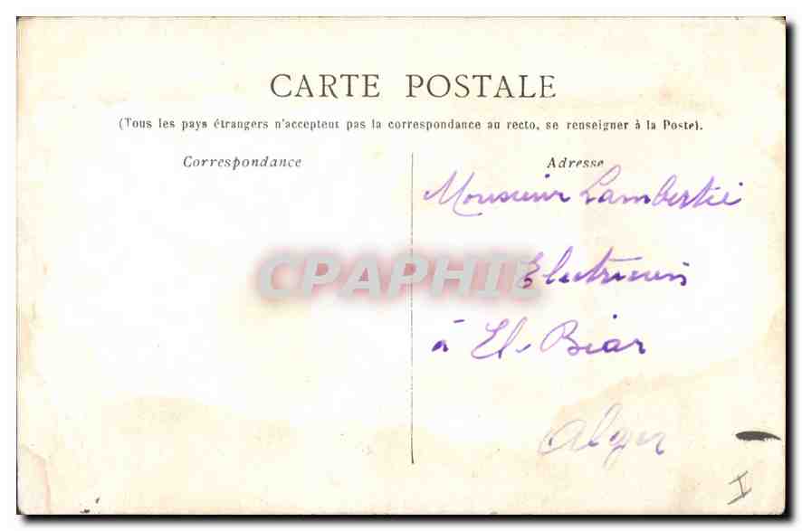 CPA Marseille Les Reformes  — Rückseite