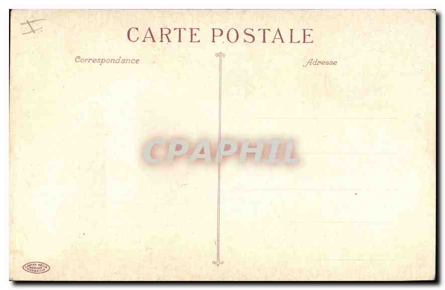 CPA Marseille L'Eglise Saint Vincent de Paul les Reformes et le Monument des Mobiles  — Verso