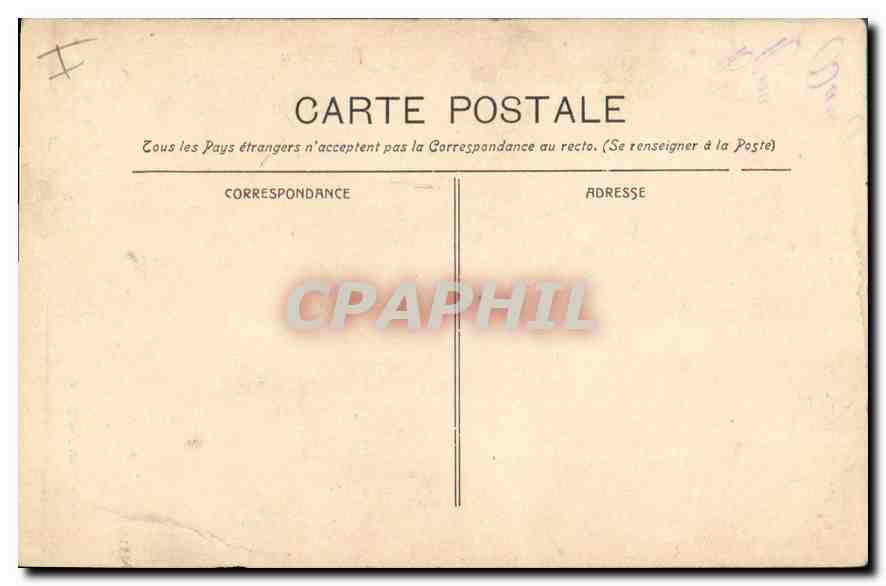 CPA Marseille L'Eglise St Vincent de Paul les Reformes  — Verso