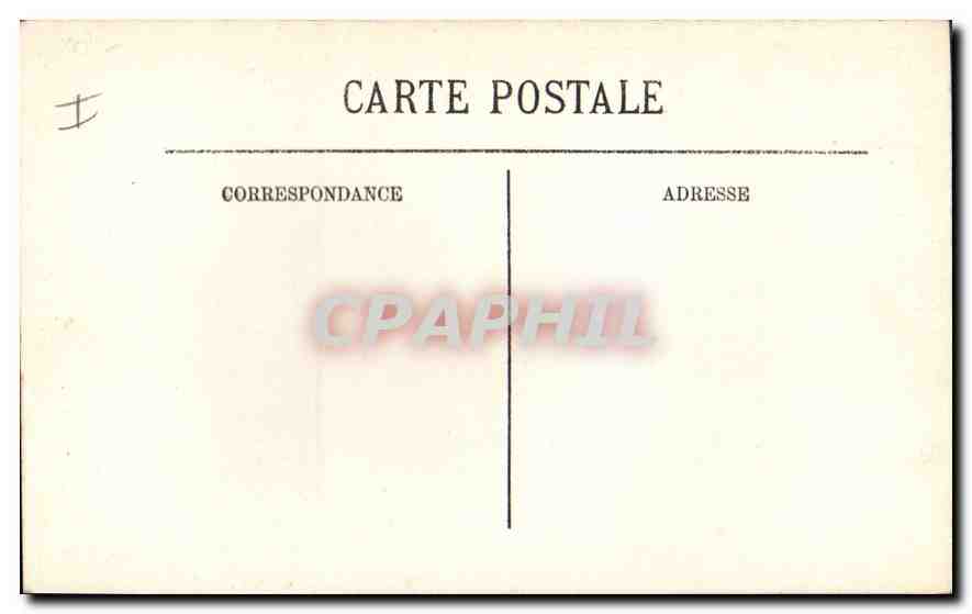 CPA Marseille L'Eglise des Reformes  — Rückseite