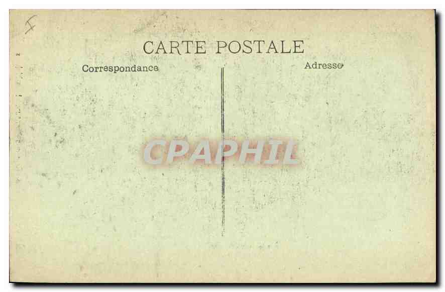 CPA Marseille Eglise des Reformes et Monument des Mobiles  — Verso