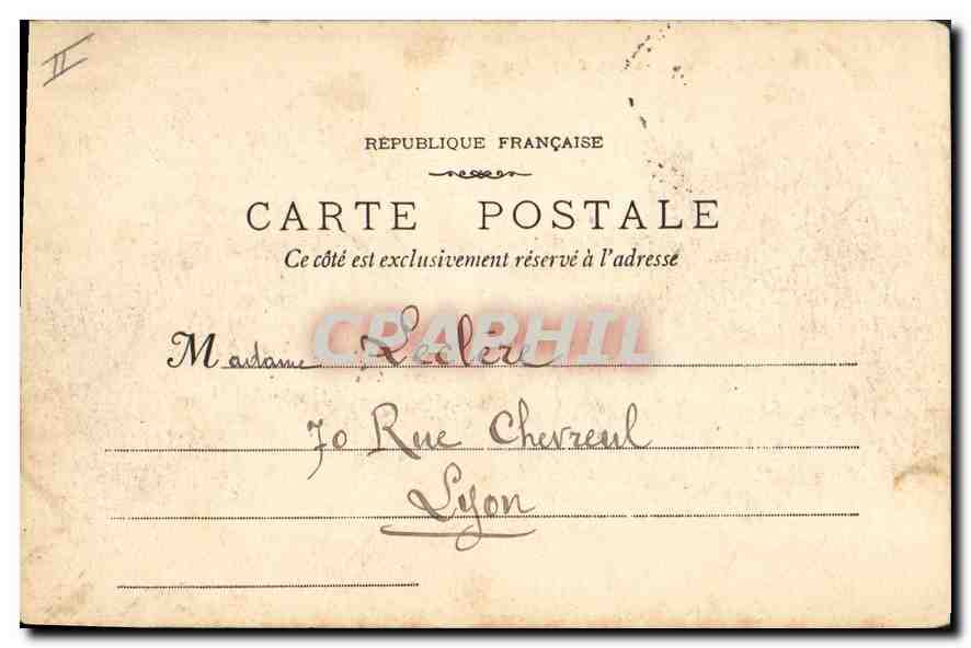 CPA Marseille Le Cours du Chapitre et les Reformes  — Verso