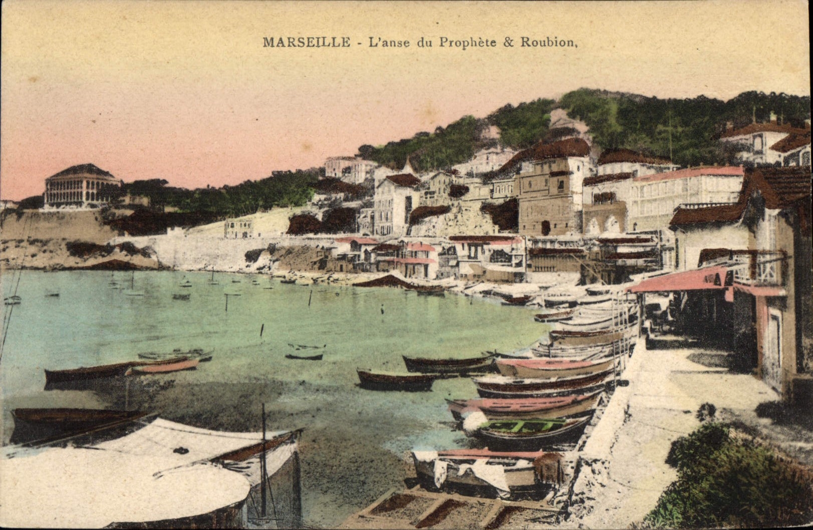 CPA Marseille L'anse du Prophete et Roubion 