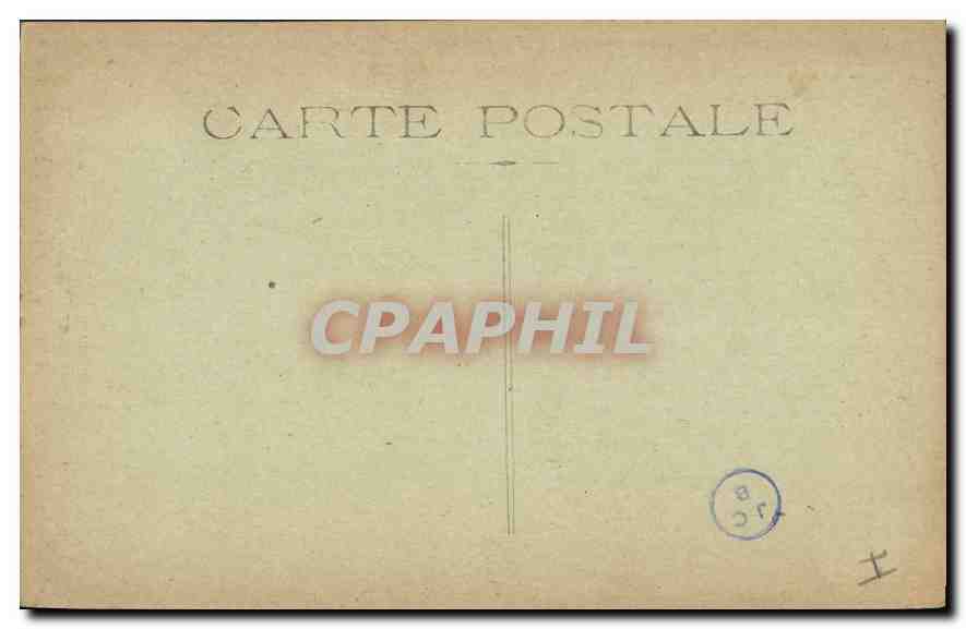 CPA Marseille St Vincent de Paul Les Reformes Construite en Pierre des Estailiades  — Verso
