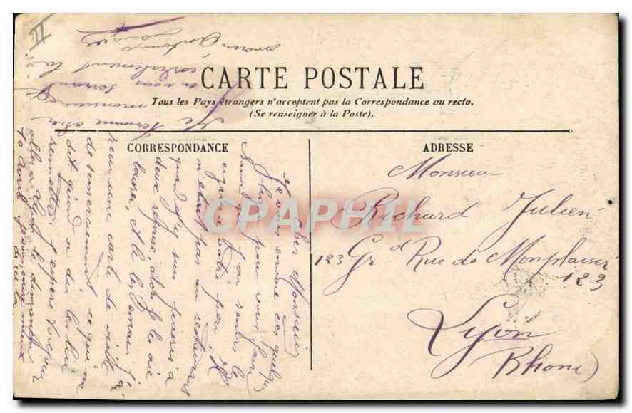 Marseille — Église St-Vincent-de-Paul — Les Réformés — EL — Verso