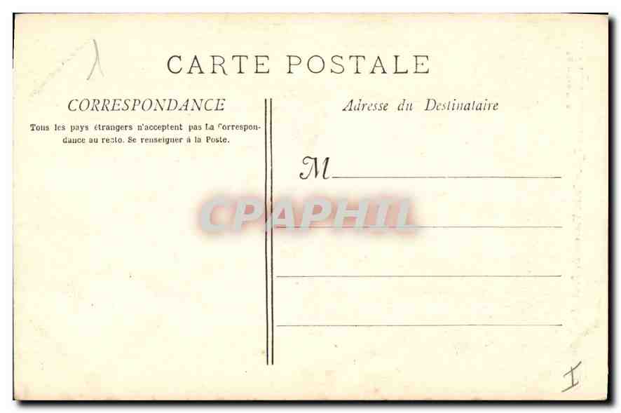 CPA Marseille Eglise Saint Vincent de Paul Les Reformes  — Rückseite