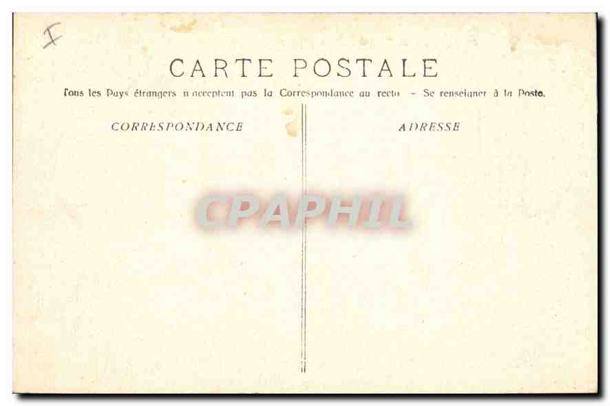 CPA Marseille Le Cours du Chapitre et les Reformes  — Verso