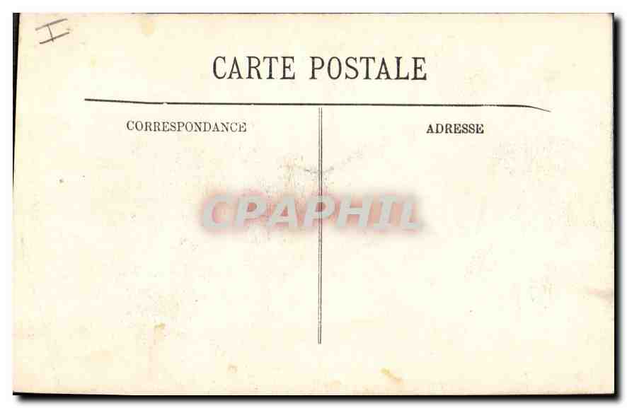 CPA Marseille L'Eglise des Reformes  — Rückseite