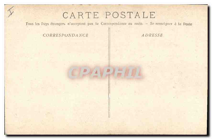 CPA Marseille Les Reformes et le Monument des Mobiles  — Rückseite