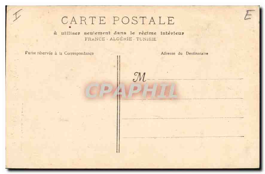 CPA Marseilel L'Eglise Saint Vincent de Paul Les Reformes  — Verso