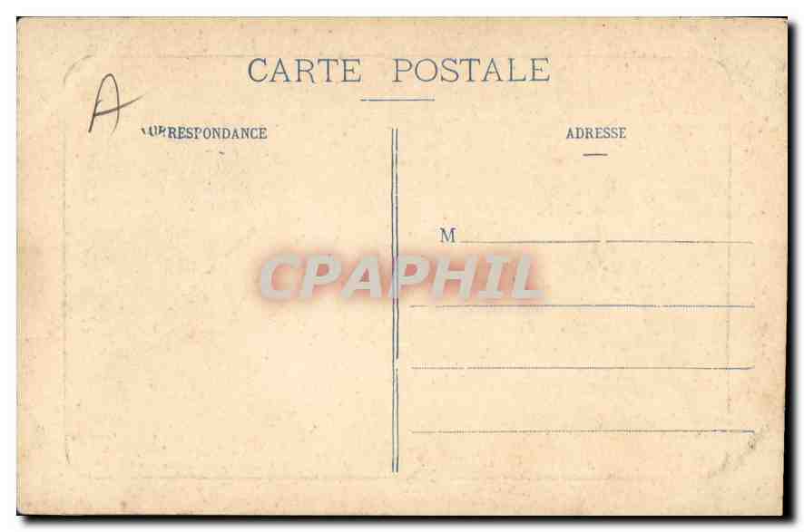 CPA Marseille Chemin de la Corniche  — Rückseite