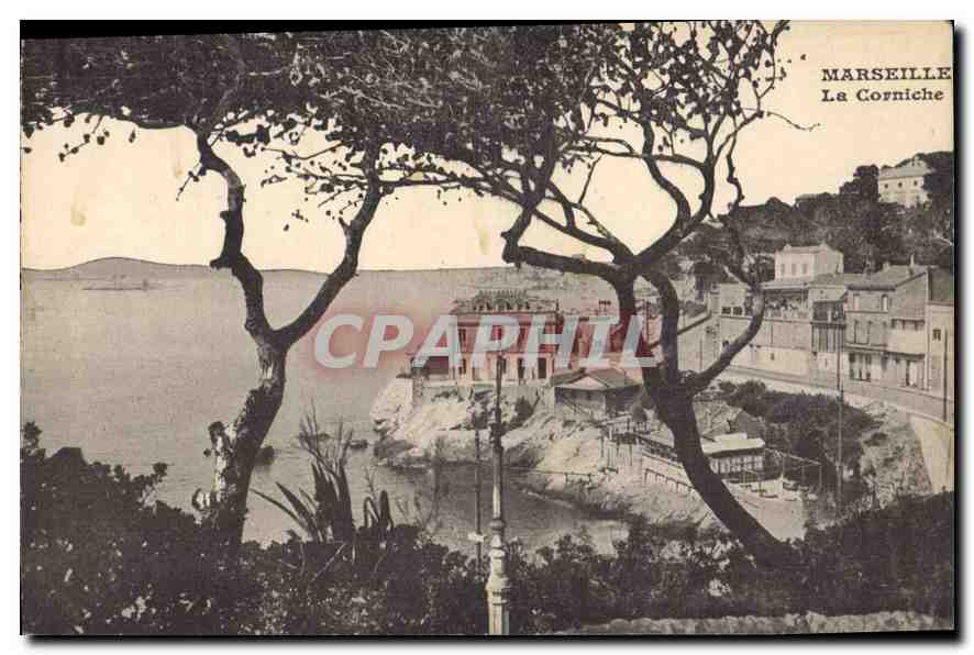 CPA Marseille La Corniche 