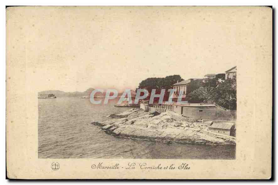 CPA Marseille La Corniche et les Iles 
