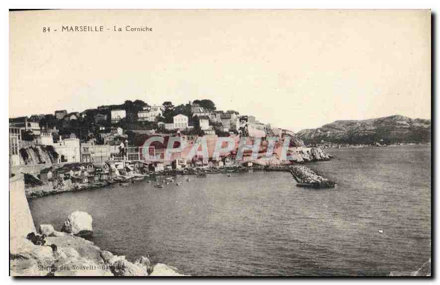 CPA Marseille La Corniche 