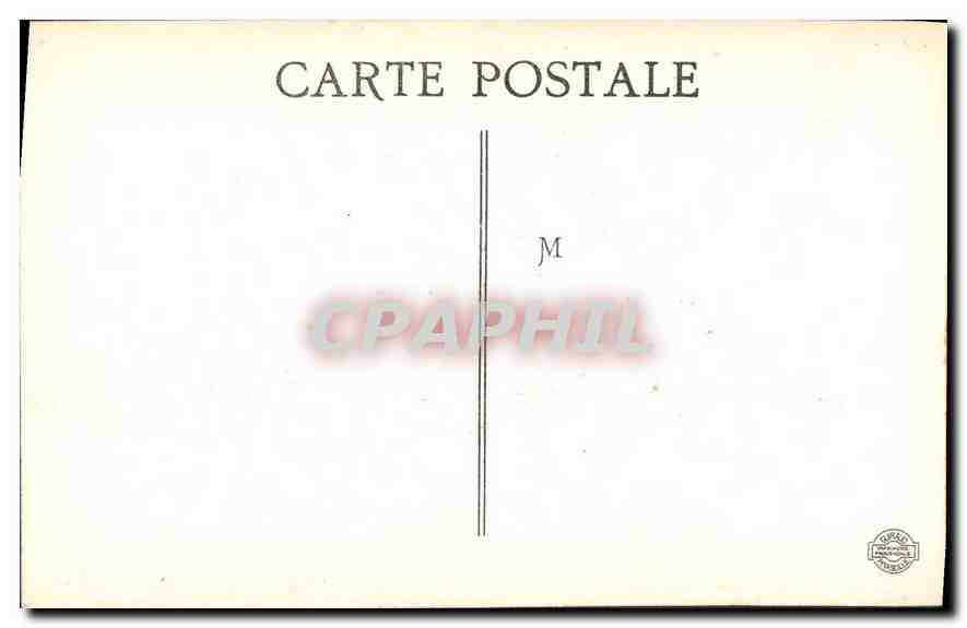 CPA Marseille Promenade de la Corniche Le Prophete  — Verso