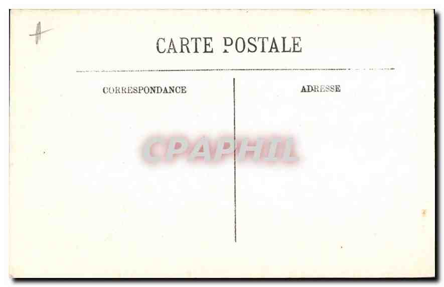 CPA Marseille La Corniche l'Anse du Prophete et le Palace Hotel  — Verso
