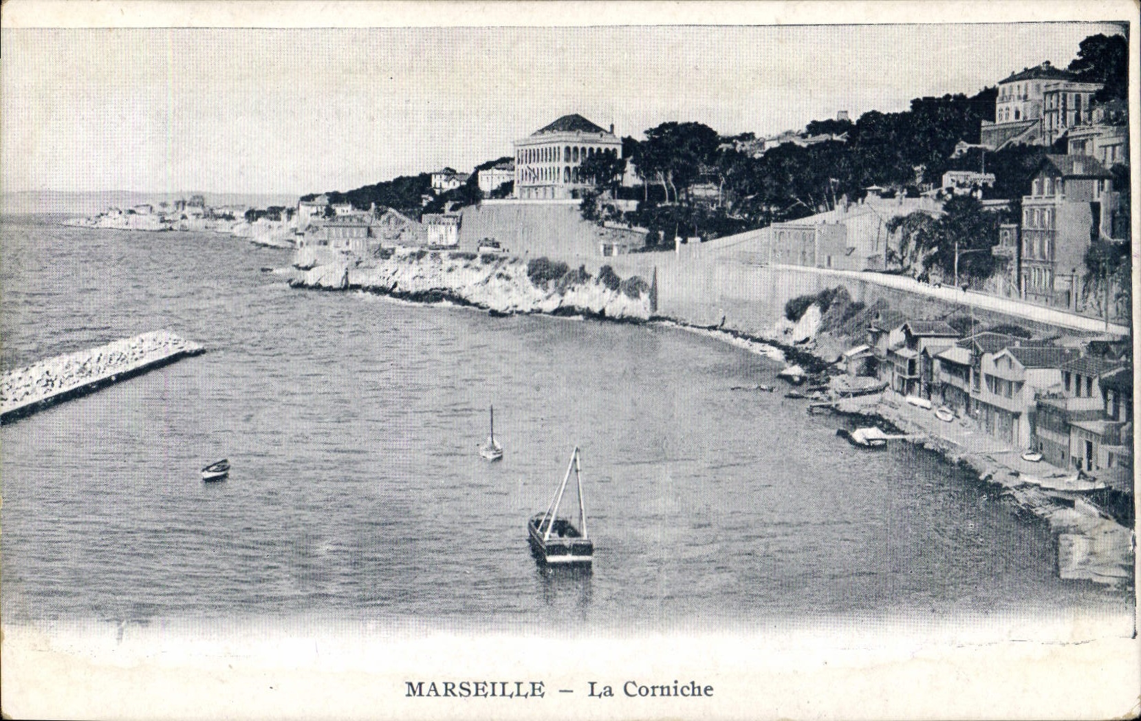 CPA Marseille La Corniche 