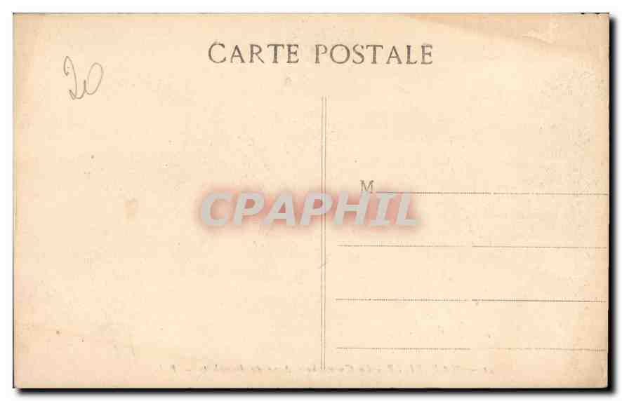 CPA Marseille La Corniche Anse du Prophete  — Verso